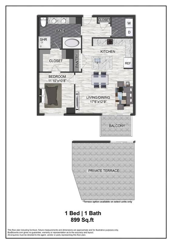 Floor plan layout diagram for A12